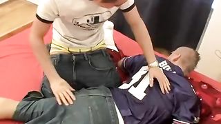 Faggot fellows slapping movies Super-Sexy Guys Backside Hitting