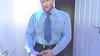 Big-Cock Daddy Tries on His New Suit 2