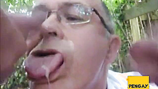 Double Fun with Daddy Outdoors