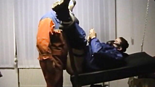 Bearded Daddy Barebacks Worker