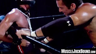 MuscleJockBound.com - Wild wrestler's dominance and obedience during a raunchy and strong BONDAGE & DISCIPLINE sesh