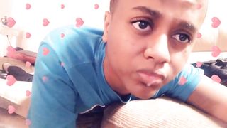 Raceplay dark-hued dude climaxes