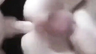 Slick No condom with Ginormous-Cocked Amateur Cub