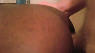 Black Gimp Takes White Trouser snake No condom