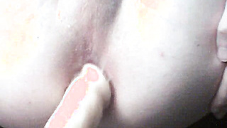 Youngster Plows Himself with a Bang-out Plaything Coated in Jism