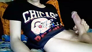 XXL Boi Cub Jacks Off