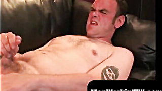 MenWorkinXXX.com - Mature man waves his tiny fuck-stick around and wanks off