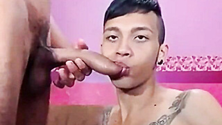 Brazilian Goth Lads Plumb on Cam