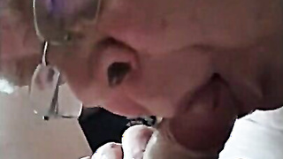 Older Stud Deep throats Young Boner - Amateur Suck off