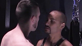 Antonio displays no mercy to a highly able Daniel Dixx, whom Antonio first-ever dates shackled up to our dungeon space sofa.