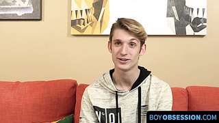 BoyObsession.com - Lad cutie Chris Tucker milks off stiff after post conversation solo