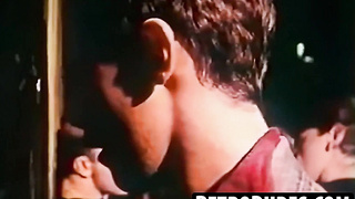 RetroDudes.com - Jerome and a gang of old-school men go all out in a wild deep throating and plowing hump