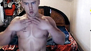 Muscle Teddy on Webcam