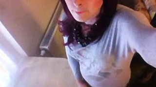Swift Jizm Tonguing Amateur Crossdresser Sesh