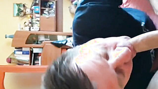 Father's Fat Hard-on for His Fresh Son-in-law