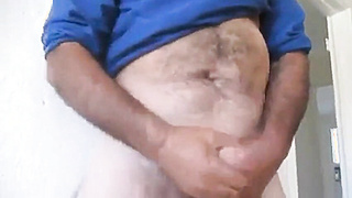 Dad Paints and Enjoyments Himself