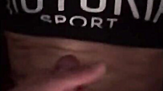 Crimson G-string Crossdresser Assfuck with Bulky Top