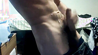 Roomie's Gone, Time to Jack Off!