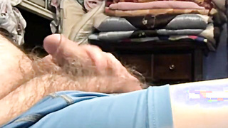 Bearded Dad Masturbates Solo