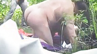 Barebacking Lad Outdoors Behind Deserted Factory