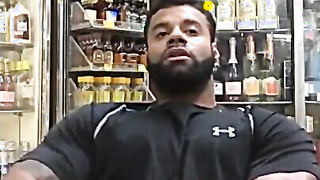 Black Guy Jerks His Gigantic Chisel Outdoors