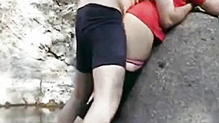 Outdoor Amateur Homo Bang-out