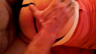 Dad Slaps and Nails His Crossdressing Fellow