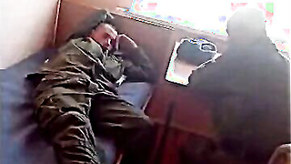 Twunk Soldier's Red-hot Bathroom Revealed