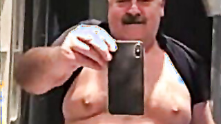 Gigantic Father Wolf Undresses Down