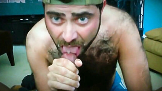 Fat Dinky Amateur Gets Pearly Facial cumshot After Blowage