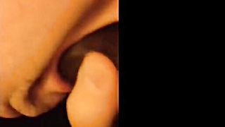 Black Salami Deep throated by a White Man