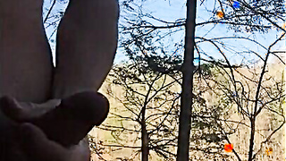 Outdoor Lad Fapping in the Forest