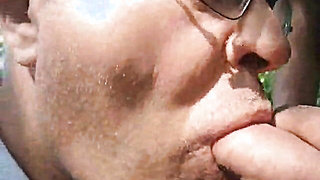 Outdoor Bum chum Joy with Amateur Duo