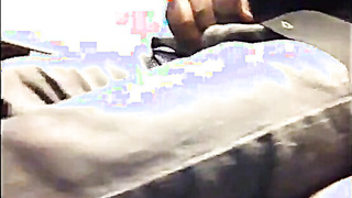 Black Cubicle Onanism: Caught Milking Off by Coworker