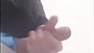 Youngster ejaculates in classroom after jacking in college douche