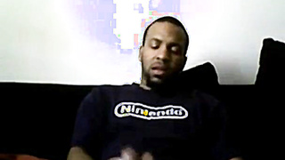 Black Fellow Wanks & Pops on Web cam