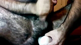 Wooly Parent Plays with His Faux-cock