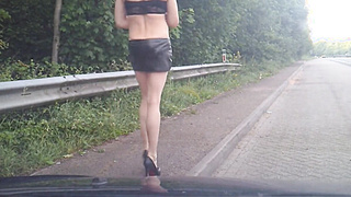 Outdoor Crossdresser Joy 2