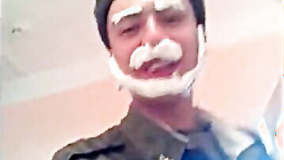 Twunk Soldier's Super hot Bathroom Unsheathed