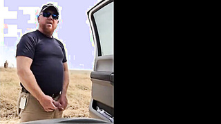 Urinating Outdoors with a Wooly Fellow