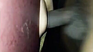 Amateur Bi-racial Without a condom with a Meaty Sausage at the Glory Crevice