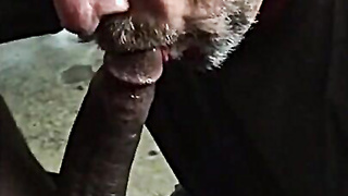 Granddad Inhales My Multiracial Fuckpole (No Jizz)