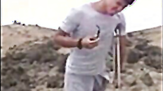 Otter with a Fat Erection Outdoors