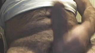 Phat Pink cigar Turkish Guy Milks His Man sausage On Web cam