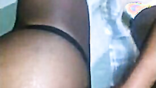 Hefty Black Knobs Without a condom Amateur With A Ginormous Donk