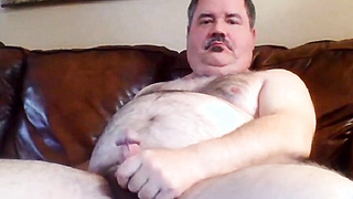 Bearded Dad Jerks Off