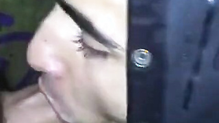 Deep-throating Humungous Dick Under the Bridge