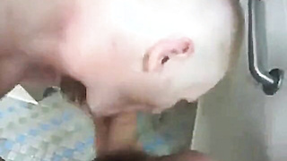 Hefty-Hard-on Daddies Cruising in Public Showers