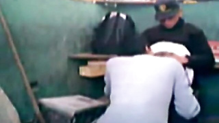 Phat-Cocked Multiracial Military Pummel