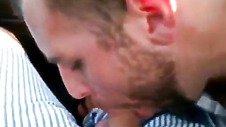 Gigantic Knob Fellatio in a Truck on a Rooftop Parking Garage